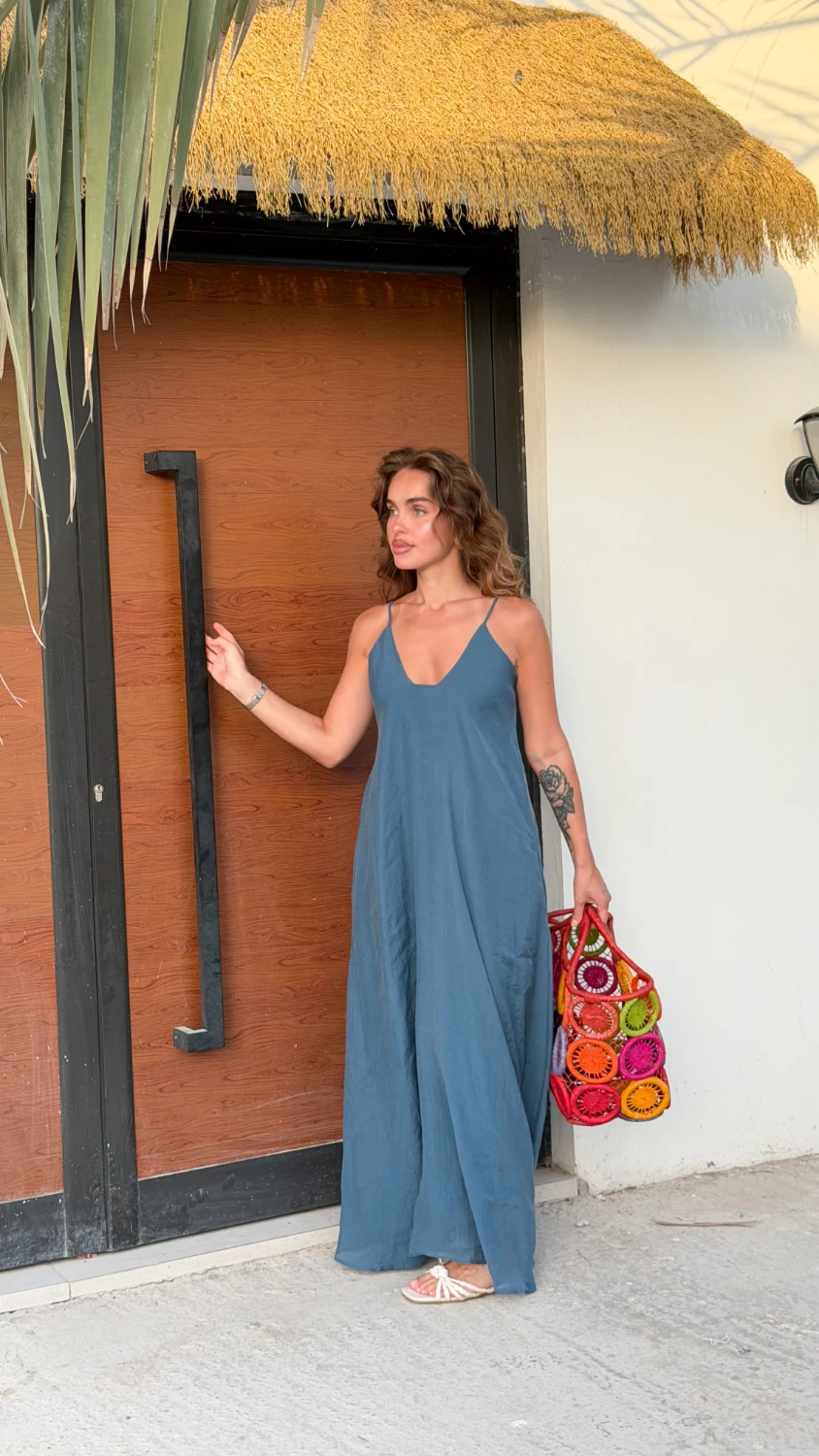 Strapped Cami Maxi Dress